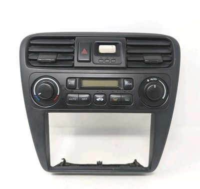 1998-2002 Honda Accord AC Climate Control Heater Digital Radio Bezel Black Vent 