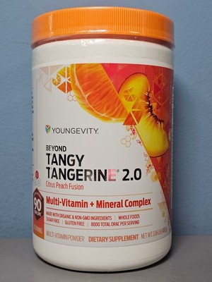 Youngevity Beyond Tangy Tangerine 2.0 Citrus Peach Fusion 1.06 lb  New! Exp 1/29