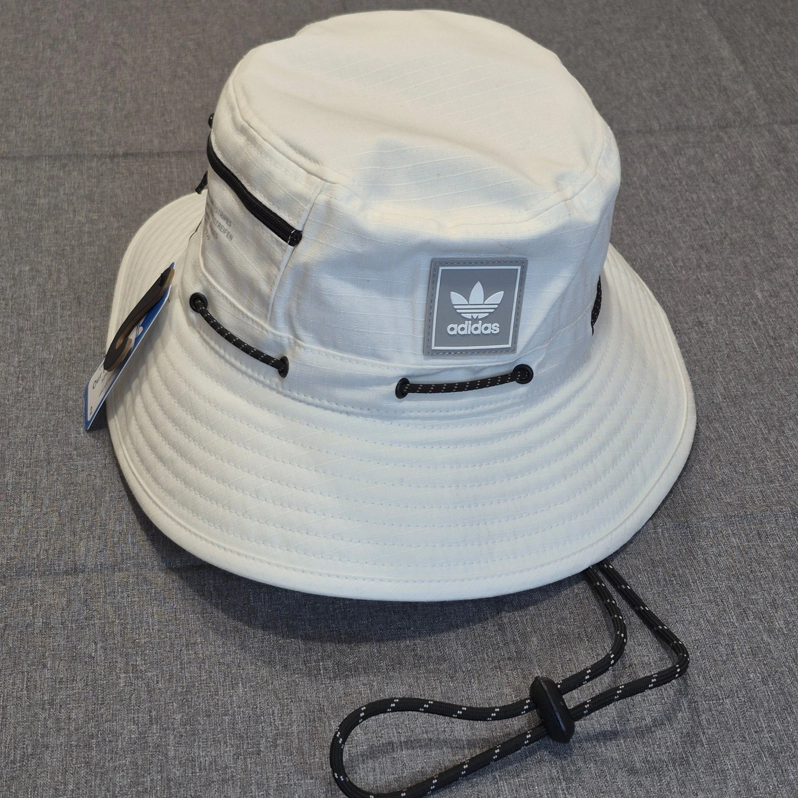 Adidas Utility 2.0 Boonie Bucket Hat White Stone Grey OSFA