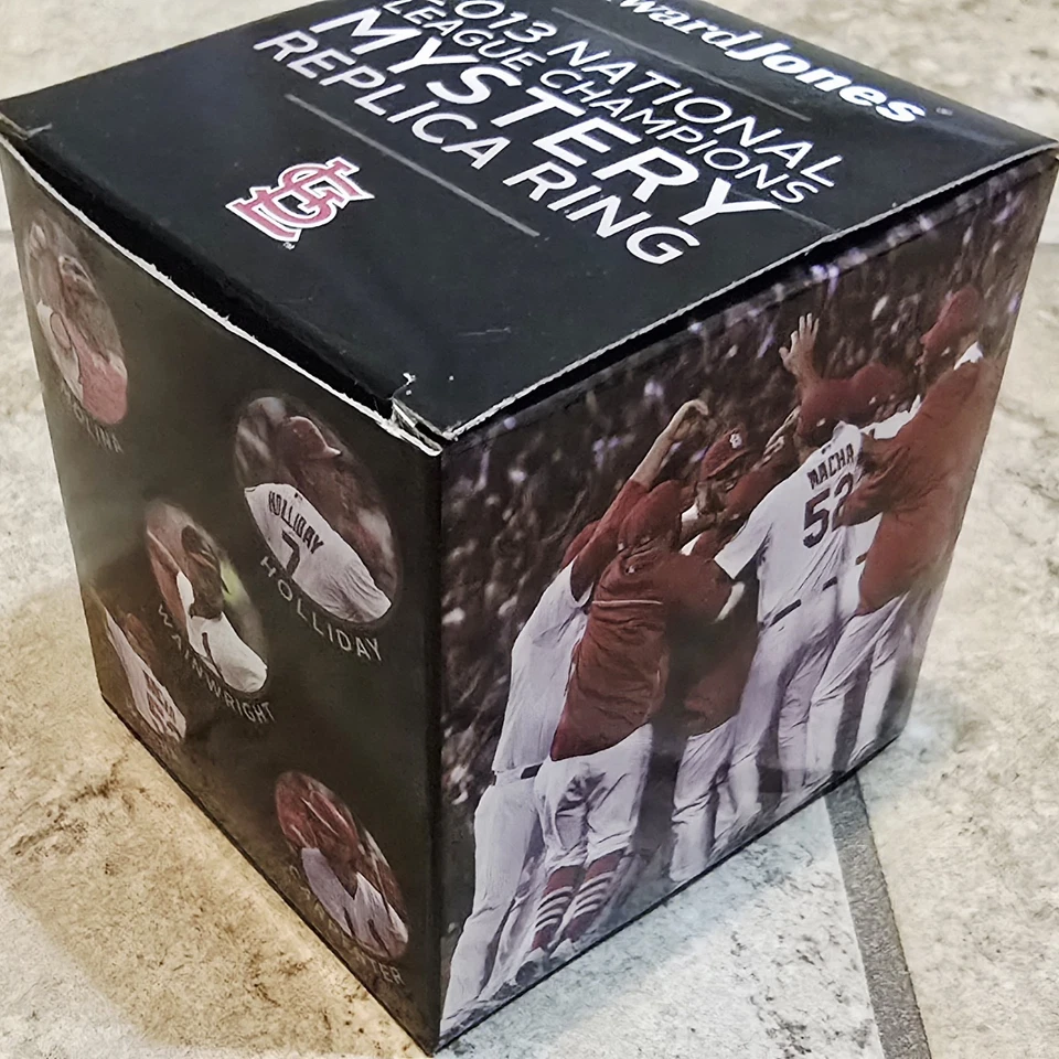 NIB St Louis Cardinals 2013 NL Champions Mystery Replica Ring SGA Yadier Molina  - Image 4 of 4