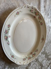 Vintage HOMER LAUGHLIN Eggshell GEORGIAN 12 inch Oval Serving Platter