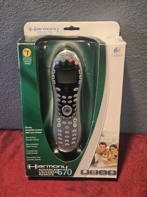 Logitech Harmony 670 Advanced Programable Universal Remote Control LCD N.I.B!