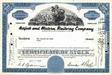 Norfolk & Western RW Virginia Briston 1966 blue Atlantic Mississippi Youngstown