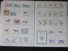 Briefmarken aus Polen im Album postfrisch und gestempelt