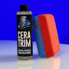 1x 8oz Cera TRIM Restorer THE LAST COAT CeraTrim Ceramic + 2 Applicators (two) ☆