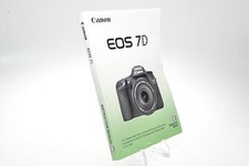 Genuine Canon EOS 7D Instruction Manual G895