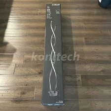 Artika Swirl 59” Black Dimmable LED Floor Lamp, FLR-SWK-HD2BL- 1100 Lumens