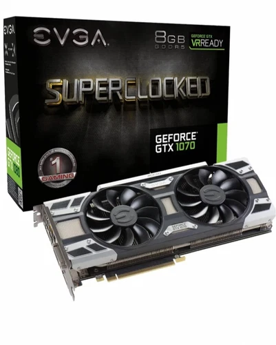 EVGA GeForce GTX 1070 SC 8GB GDDR5 Graphics Card (08G-P4-6173-KR)