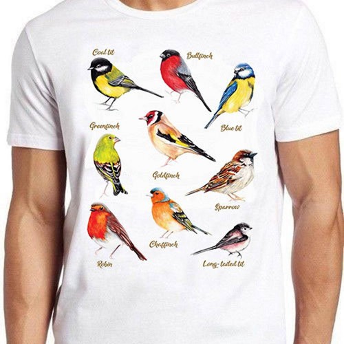British Garden Birds Meme Funny Style Cult Funny Gift Tee T Shirt 812