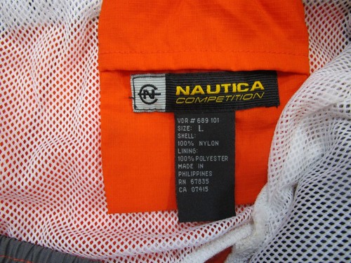 NAUTICA Costume da bagno pantaloncini da tavola uomo taglia grande nylon arancione - Foto 4 di 5