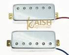 Chrome LP Guitar Mini Humbucker Neck Bridge Pickup Set  Pickups for Les Paul
