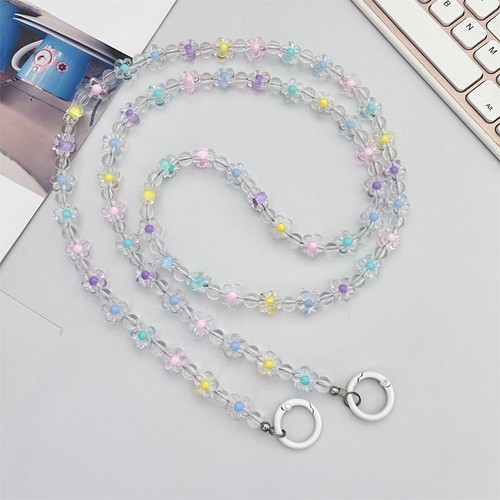 Anti-lost Beaded Phone Lanyard Phone Anti Loss Lanyard Wallet - Photo 7 sur 8