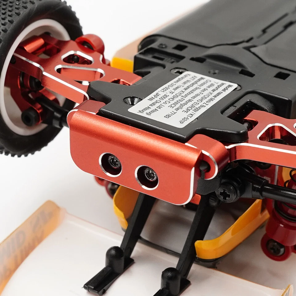 Yeah Racing KYMB-010RD Aluminum F & R Bumper Red for Kyosho Mini-Z MB010 - Image 3 of 4