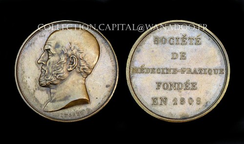 Medizin Gesellschaft Medizin Praxis Gegründet Aus 1808. Bronze