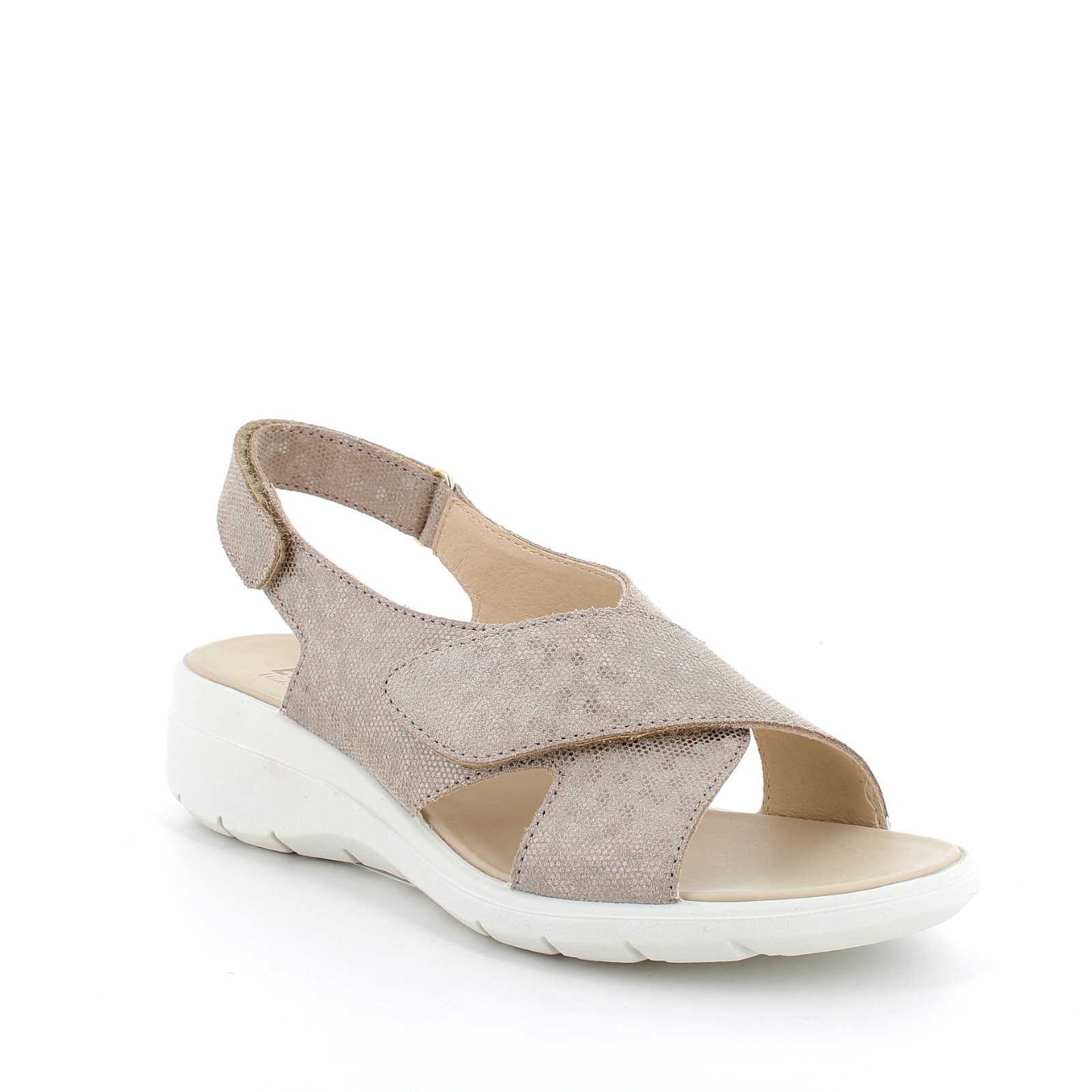 МЯГКИЕ САНДАЛИИ ENVAL CON ZEPPA IN PELLE DA DONNA 3764322 БЕЖЕВОГО ЦВЕТА, РАЗМЕРЫ 35 И 40