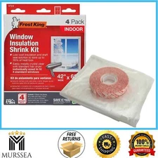 4-PACK Interior Indoor Window E/O Insulation Kit for Four Windows Easy Install