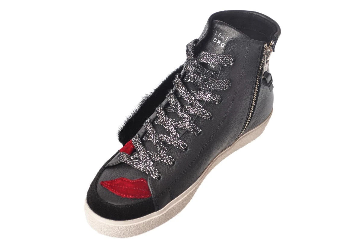 Leather Crown - Schuhe-Sneaker-hohe - Frau - Schwarz - 4378110C192811