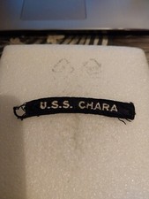 Patch armée us Navy Tab USS CHARA original  