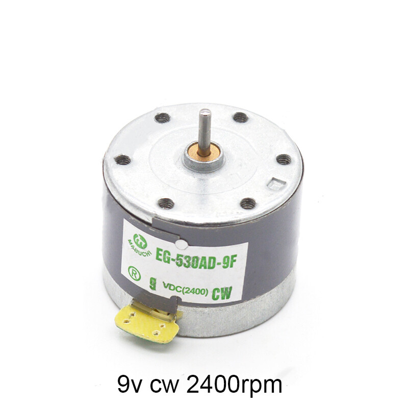 EG-530AD-2B/2F 6 9 12V 2400RPM CCW (CW) Rotation Tape Recorder Spindle ...