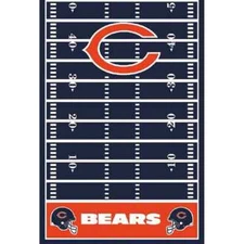 Chicago Bears NFL Pro Football Sports Party Decoration Plastic Tablecover