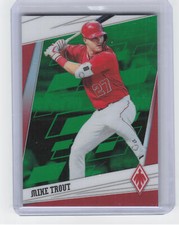 2020 Panini Chronicles #9 Mike Trout Phoenix Green #/50