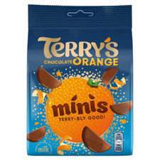 Terry's Chocolate Orange Mini's Bag 125G X 6 Delicious Tasty & Treaty Chocolate