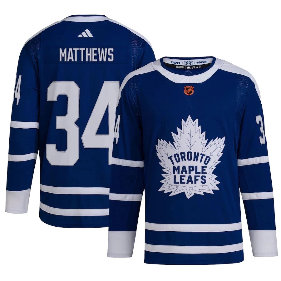 AUSTON MATTHEWS TORONTO MAPLE LEAFS AUTHENTIC ADIDAS REVERSE RETRO HOCKEY  JERSEY