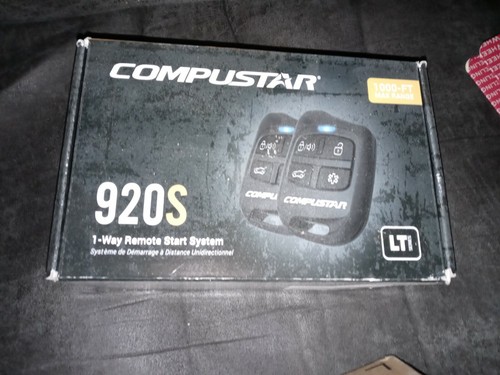 Compustar 920S LT Series 1 Way Remote Start System - Bild 1 von 2