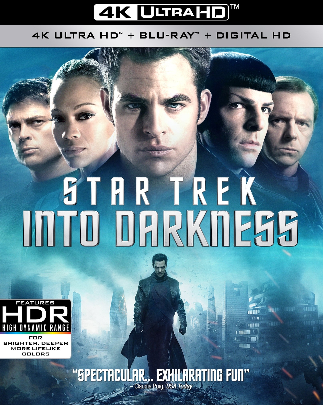 Star Trek Into Darkness (4K UHD Blu-ray) Chris Pine Zachary Quinto Karl Urban