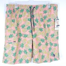 NWT U.S. Polo Assn. Pineapple Swim Trunks XXL