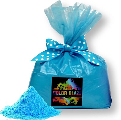 Color Blaze - 5lbs Blue Colored Powder - Holi Fun Run Color War Festival Party
