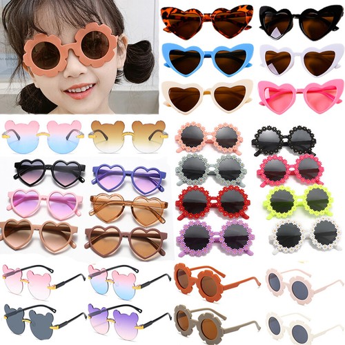 Gafas de sol para niños negro mate para niños pequeños de 3-11 años UV 400 niños niñas Beac} - Imagen 1 de 74