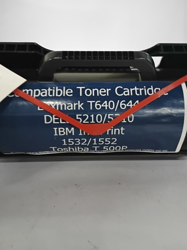 Toner Compatible Lexmark Models T640, T642, T644, IBM 1532, 1552, 1572, DELL 52 - Picture 3 of 5