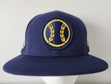 New Era 59Fifty Official On Field Milwaukee Brewers Fitted Trucker Hat Sz 7 1/4