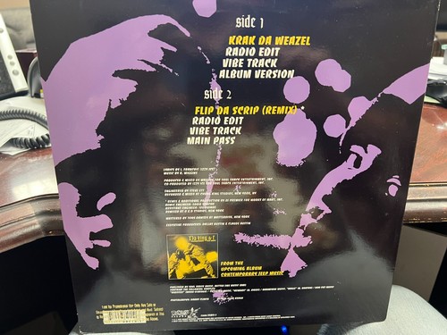 Da King & I Krak Da Weasel FLIP DA SCRIP RMX 12" 1993 ROWDY 35015 PROMO UNPLAYED - Picture 2 of 2