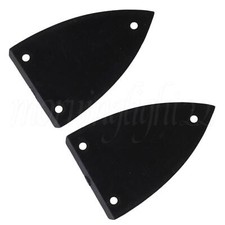 2PCS Black Plastic Triangle Trussrod Cover