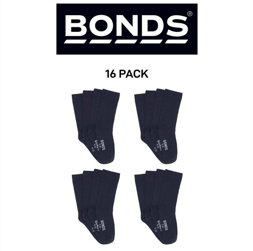 Bonds Kids School Oxford Crew Socks Ultimate Comfort and Softness 16 Pack RY4X4N - Picture 4 of 5