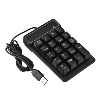 New 1.5M / 5FT USB Wired 19 Keys Numeric Keypad Number Pad For Laptop De