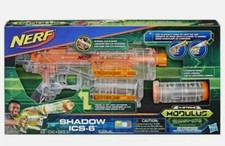 NERF Modulus Ghost Ops Shadow ICS-6 Hasbro Ghost Ops Blaster Toy 2018, light up