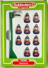 FRANCE Subbuteo La Leggenda LW Team Football Soccer Miniature Figures