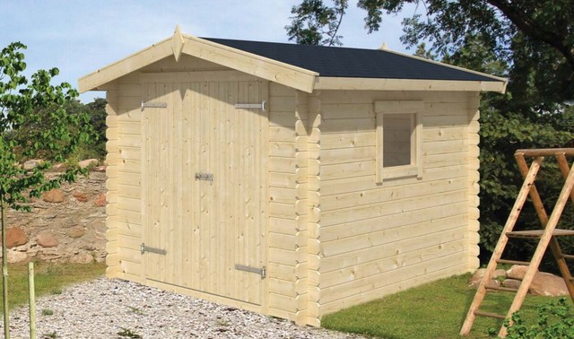 Gartenhaus Valery Blockhaus 245x245 Cm Geratehaus Holzhaus 19 Mm Holz Schuppen Gunstig Kaufen Ebay