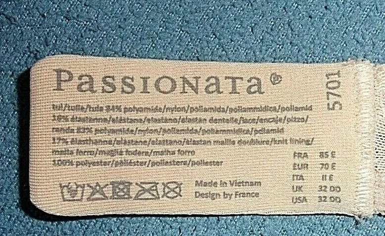Sujetador camiseta 32DD Passionata de Chantelle Brooklyn encaje 5701 precio de venta sugerido por el fabricante 55,00 USD Foto 4 de 4