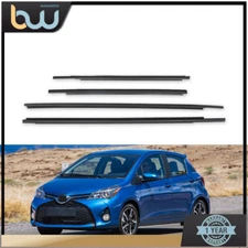 For Toyota Yaris 2007-2016 Sedan Seal Belt Weatherstrip Window Moulding Trim