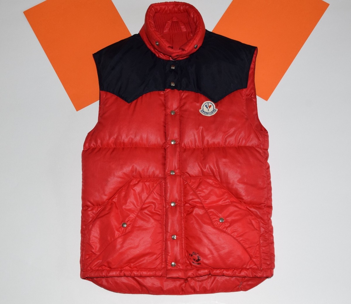 【MONCLER】Gilet ガニー ダウンジレ VINTAGE 80s MONCLER GRENOBLE DOWN PUFFER VEST GILET PETITE