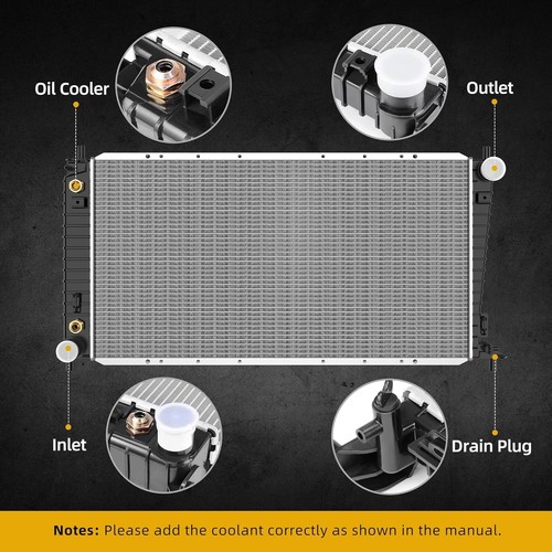 Radiator Compatible with 2005-2008 Ford F-150 4.2L V6 4.6L 5.4L V8, 2004 Expedit - Bild 6 von 7