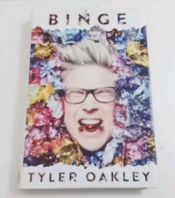 Binge von Tyler Oakley 2015 Hardcover urkomische Essays, Momente, wahre Geschichten sehr guter Zustand