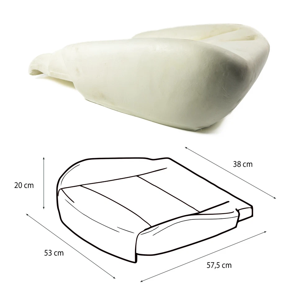 pour RENAULT TRAFIC 2001-2014 COUSSIN DE SIÈGE MOUSSE - Photo 3/4