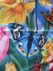 NWOT 17.5”x11” floral and butterfly print indoor/outdoor flag spring flowers — photo 2