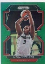2022 Panini Prizm WNBA MEGAN WALKER #120 GREEN PRIZM DREAM