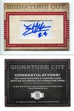 Trent Grisham Cut Signature Card 1/1 AUTO 2014 Perfect Game Trenton clark